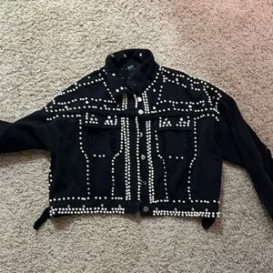 Dressed in lala studded jacket